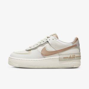 Nike Air Force 1 Shadow Sneakers Dames Khaki Lichtbeige | NK261MAR