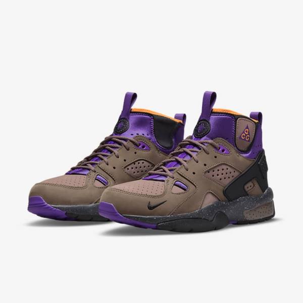 Nike ACG Air Mowabb Sneakers Heren Bruin Paars Licht | NK105KHS