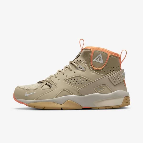 Nike ACG Air Mowabb Sneakers Heren Khaki Zilver | NK265UDZ