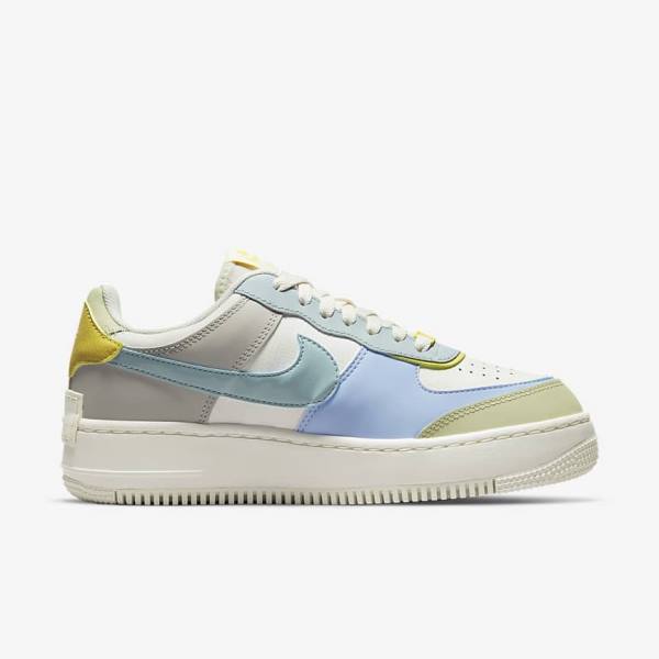 Nike AF-1 Shadow Sneakers Dames Lichtblauw Olijfgroen | NK209PRV