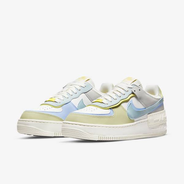 Nike AF-1 Shadow Sneakers Dames Lichtblauw Olijfgroen | NK209PRV