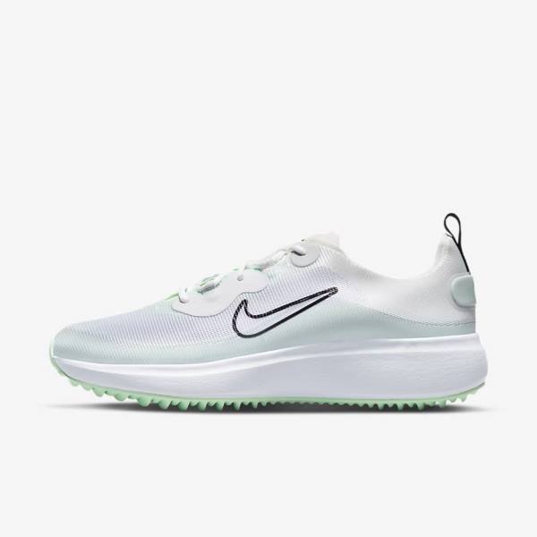 Nike Ace Summerlite Golfschoenen Dames Wit Platina Mintgroen Zwart | NK864CHQ