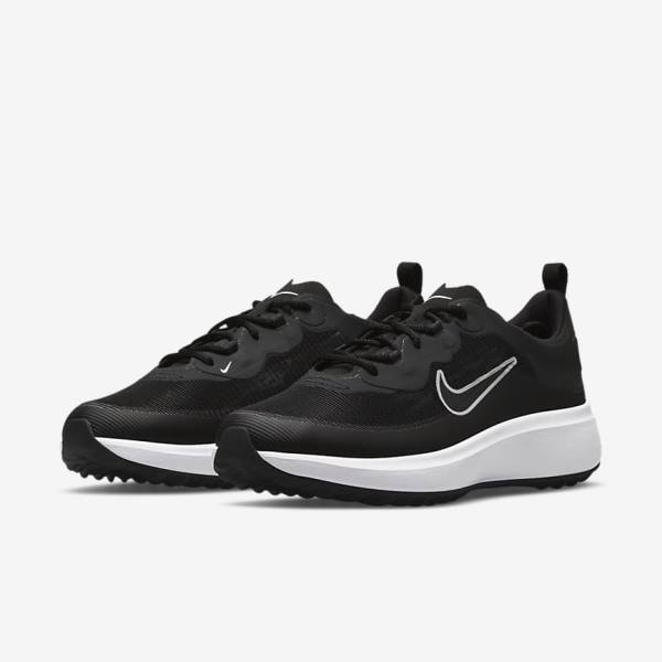 Nike Ace Summerlite Golfschoenen Dames Zwart Wit | NK649BGU