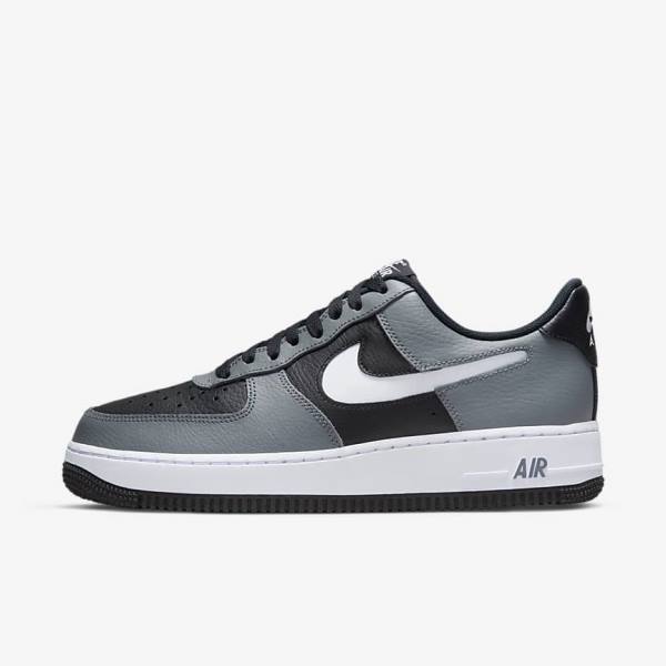 Nike Air Force 1 07 LV8 Sneakers Heren Zwart Grijs Wit | NK650VQZ