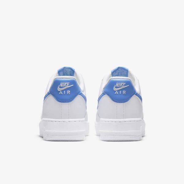 Nike Air Force 1 07 Next Nature Sneakers Dames Wit Metal Zilver Blauw | NK703RKC