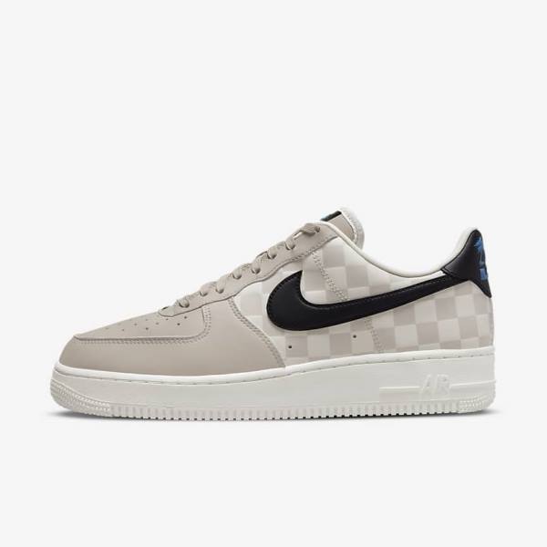 Nike Air Force 1 07 QS Sneakers Heren Room Zwart Zwart | NK368ZYH