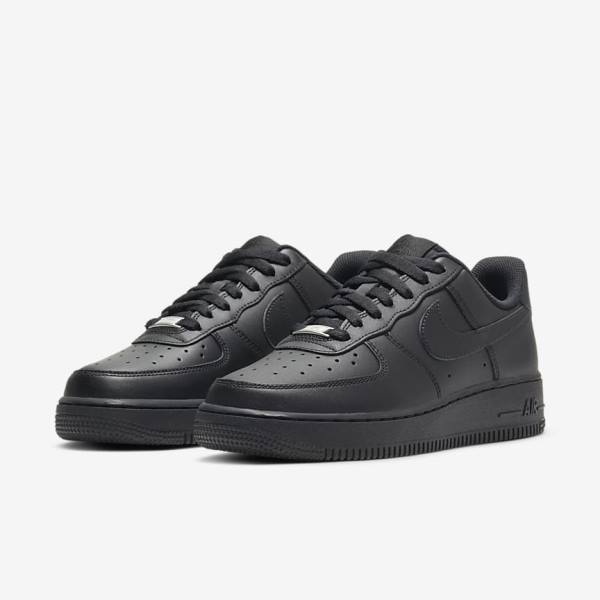 Nike Air Force 1 07 Sneakers Dames Zwart | NK934BOK