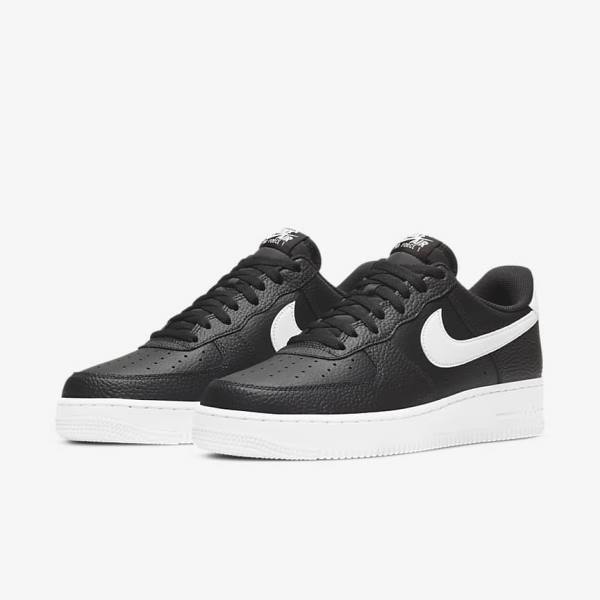 Nike Air Force 1 07 Sneakers Heren Zwart Wit | NK326JVZ