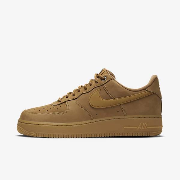 Nike Air Force 1 07 WB Sneakers Heren Lichtbruin Zwart | NK457KMV