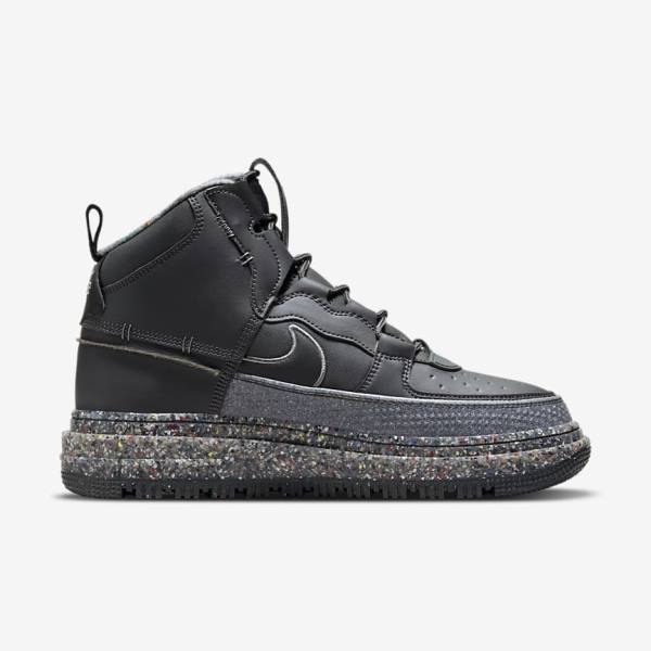 Nike Air Force 1 Boot Sneakers Heren Donkergrijs Zwart | NK750USD