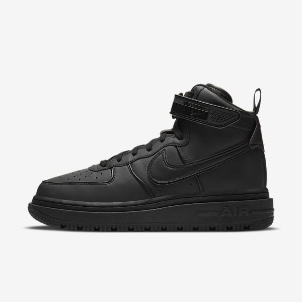 Nike Air Force 1 Boot Sneakers Heren Zwart Donkergrijs Wit | NK489IVO