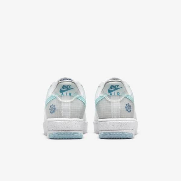 Nike Air Force 1 Crater Older Sneakers Kinderen Wit Blauw | NK370NLS