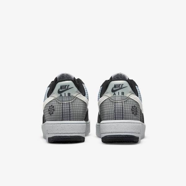 Nike Air Force 1 Crater Older Sneakers Kinderen Zwart Wit | NK532NIW