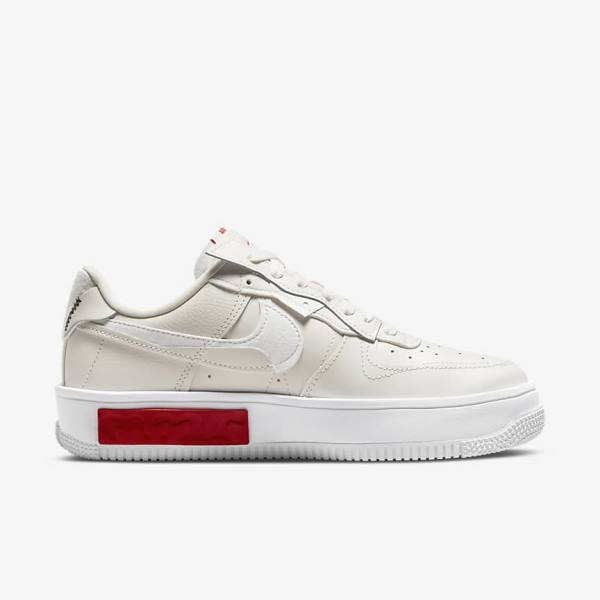 Nike Air Force 1 Fontanka Sneakers Dames Wit Rood | NK149PYD