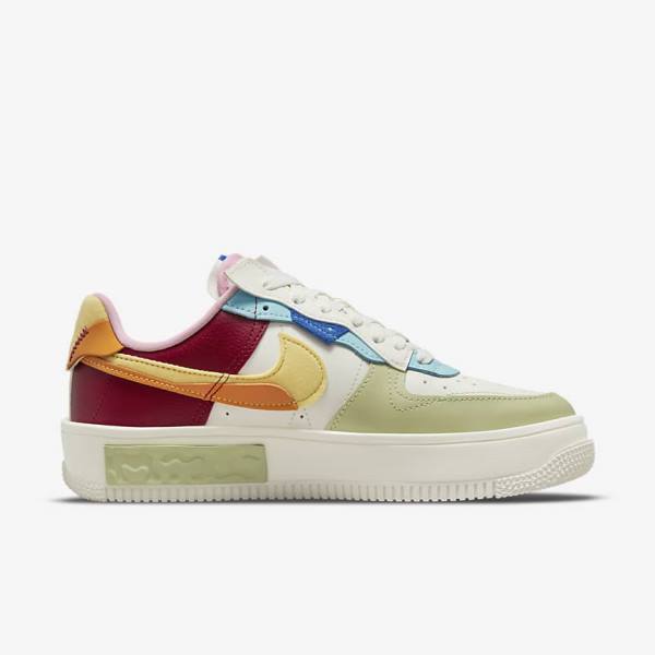 Nike Air Force 1 Fontanka Sneakers Dames Bordeaux Goud | NK509NAW