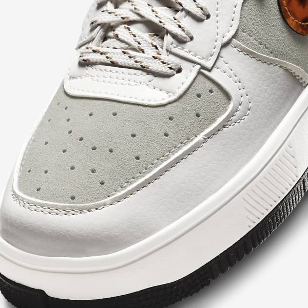 Nike Air Force 1 Fontanka Sneakers Dames Bruin Lichtbeige Geel | NK631GSA