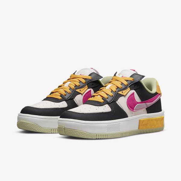 Nike Air Force 1 Fontanka Sneakers Dames Wit Paars Roze | NK640BNH