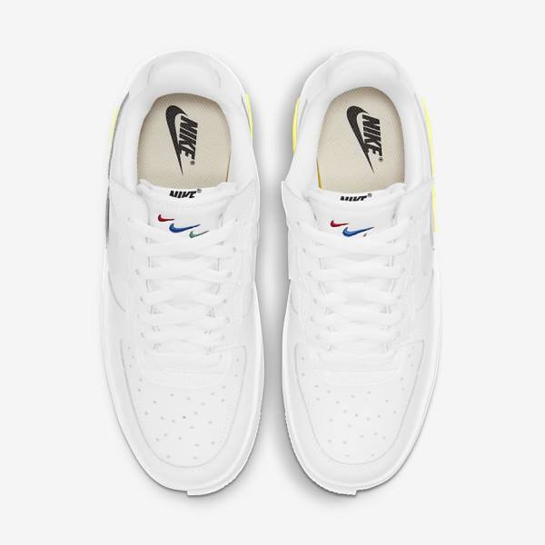 Nike Air Force 1 Fontanka Sneakers Dames Wit Geel Wit | NK789VOY