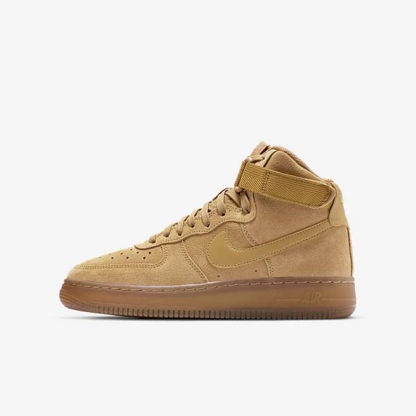 Nike Air Force 1 High LV8 3 Older Sneakers Kinderen Bruin Lichtbruin | NK453XRV