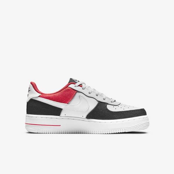 Nike Air Force 1 LV8 Older Sneakers Kinderen Wit Donkerblauw Rood Wit | NK472OKX