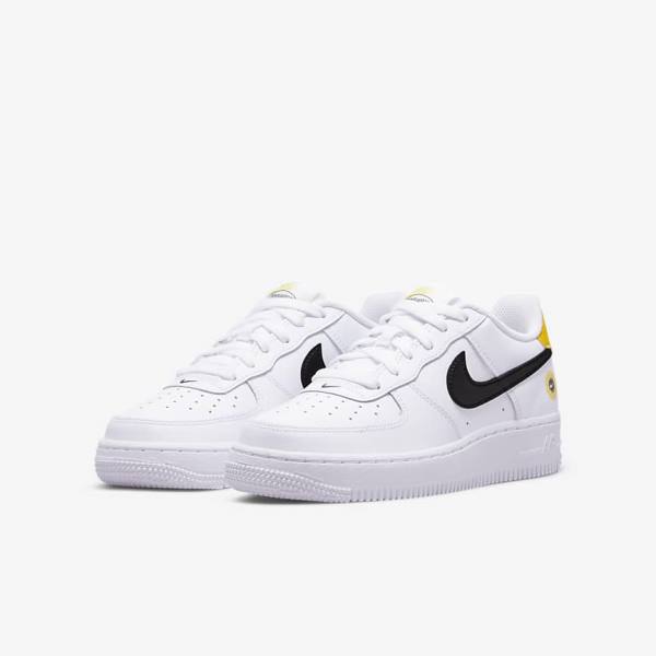 Nike Air Force 1 LV8 Older Sneakers Kinderen Wit Zwart | NK501HDV