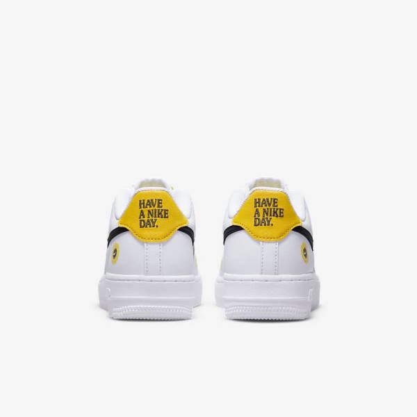 Nike Air Force 1 LV8 Older Sneakers Kinderen Wit Zwart | NK501HDV