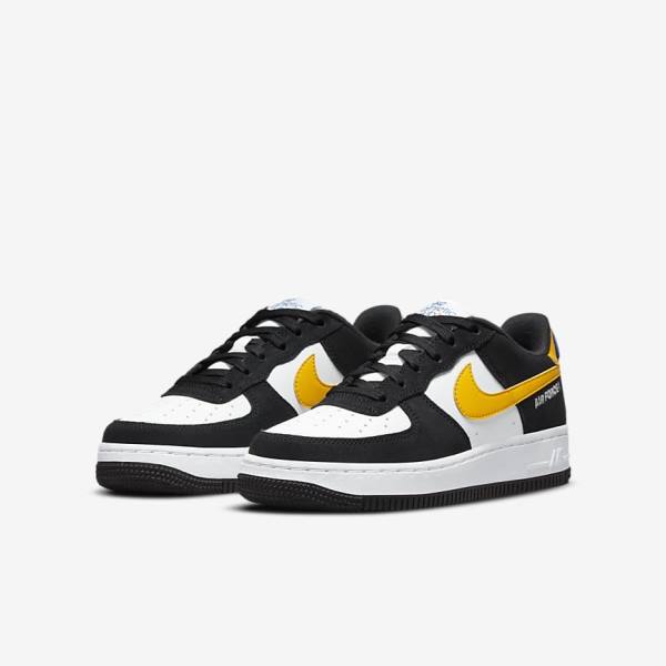 Nike Air Force 1 LV8 Older Sneakers Kinderen Zwart Wit Donker | NK502LXT