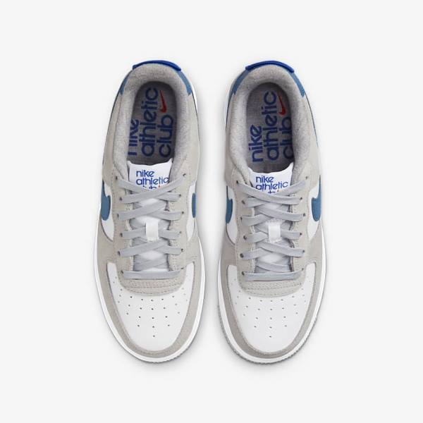 Nike Air Force 1 LV8 Older Sneakers Kinderen Lichtgrijs Wit Lichtgrijs | NK506NLE