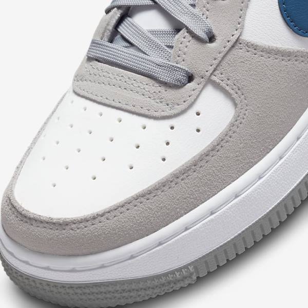 Nike Air Force 1 LV8 Older Sneakers Kinderen Lichtgrijs Wit Lichtgrijs | NK506NLE