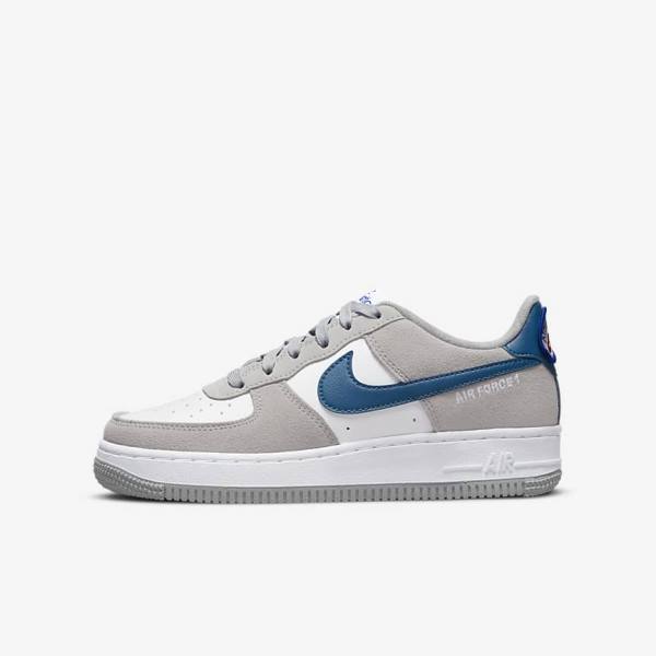 Nike Air Force 1 LV8 Older Sneakers Kinderen Lichtgrijs Wit Lichtgrijs | NK506NLE