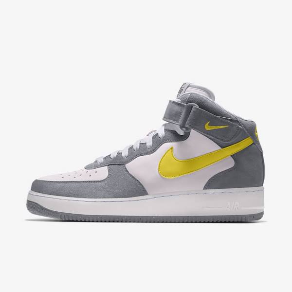 Nike Air Force 1 Mid By You Custom Sneakers Heren Gekleurd | NK709YDX