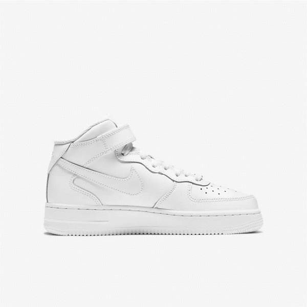 Nike Air Force 1 Mid LE Older Basketbalschoenen Kinderen Wit | NK431KYL