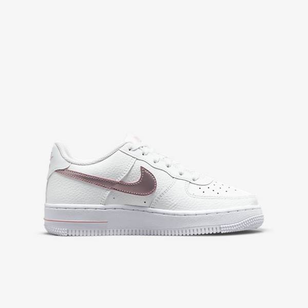 Nike Air Force 1 Older Sneakers Kinderen Wit Roze | NK375RTZ