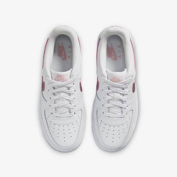 Nike Air Force 1 Older Sneakers Kinderen Wit Roze | NK375RTZ