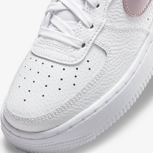 Nike Air Force 1 Older Sneakers Kinderen Wit Roze | NK375RTZ