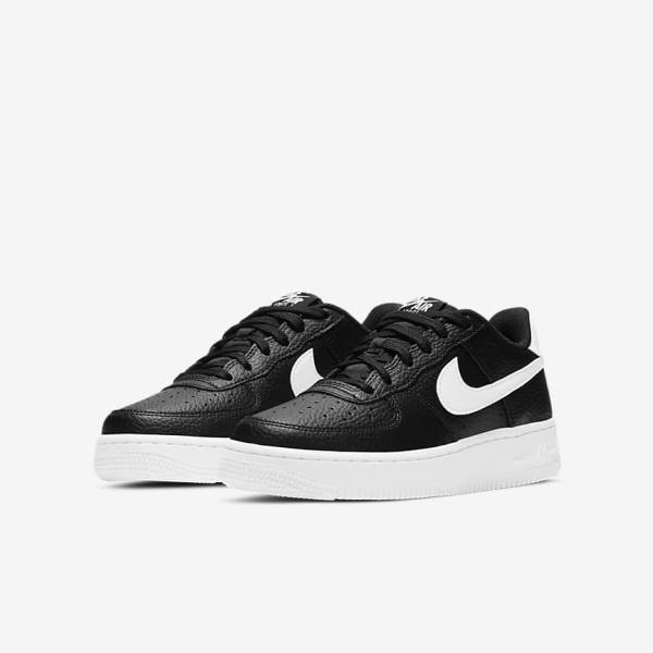 Nike Air Force 1 Older Sneakers Kinderen Zwart Wit | NK803DJE