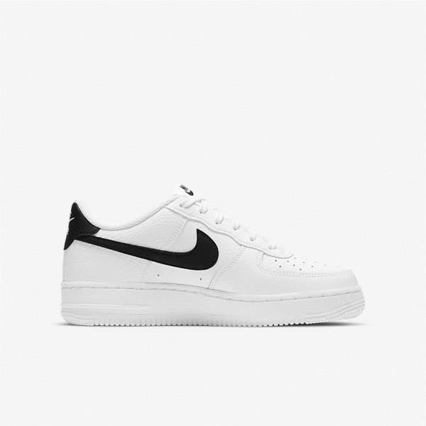 Nike Air Force 1 Older Sneakers Kinderen Wit Zwart | NK874HPZ