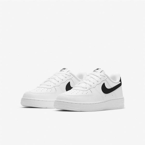 Nike Air Force 1 Older Sneakers Kinderen Wit Zwart | NK874HPZ