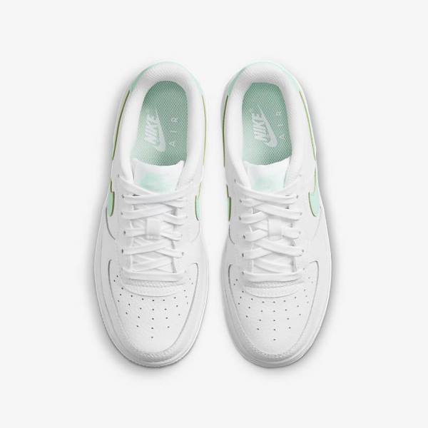 Nike Air Force 1 Older Sneakers Kinderen Wit Mintgroen | NK901XJF