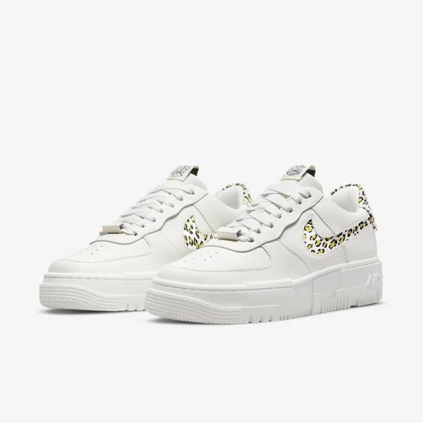 Nike Air Force 1 Pixel SE Sneakers Dames Lichtcitroen Zwart | NK206YQZ