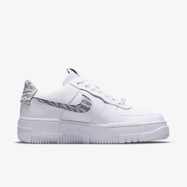 Nike Air Force 1 Pixel SE Sneakers Dames Wit Grijs Wit | NK761HTV