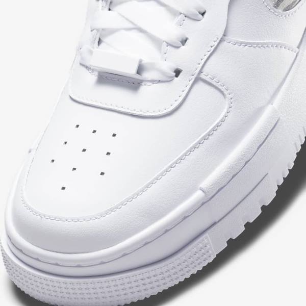 Nike Air Force 1 Pixel SE Sneakers Dames Wit Grijs Wit | NK761HTV