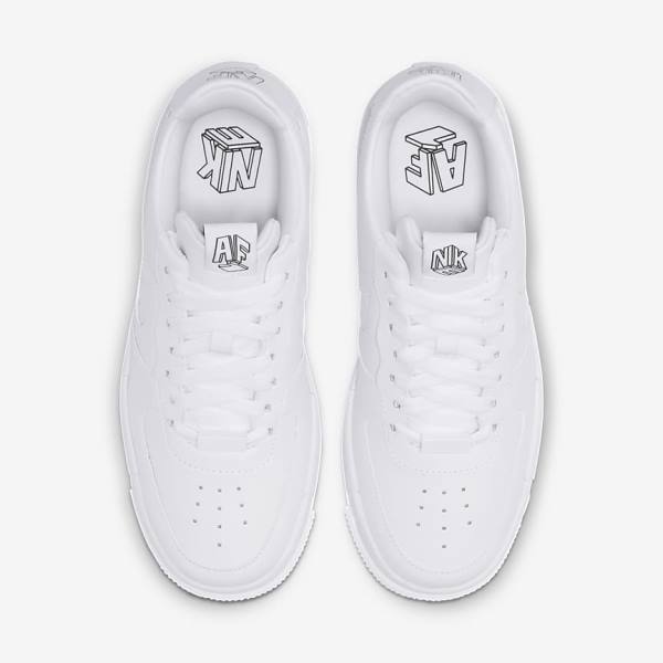 Nike Air Force 1 Pixel Sneakers Dames Wit Zwart Wit | NK874BFD