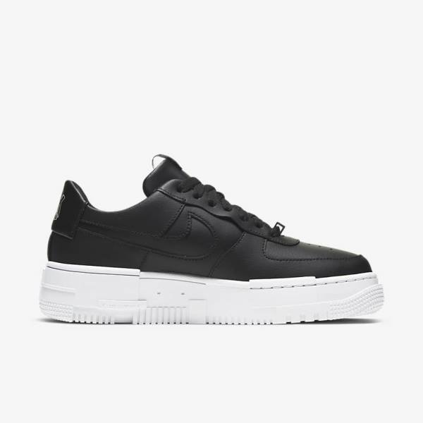 Nike Air Force 1 Pixel Sneakers Dames Zwart Wit Zwart | NK340IKV