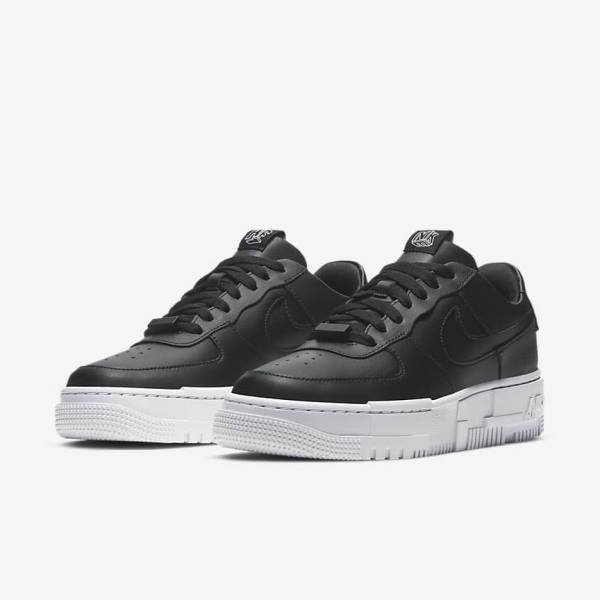 Nike Air Force 1 Pixel Sneakers Dames Zwart Wit Zwart | NK340IKV