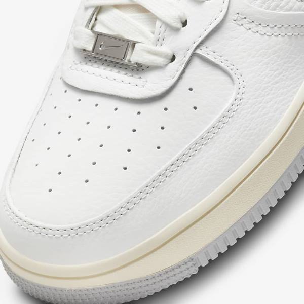 Nike Air Force 1 Sculpt Sneakers Dames Wit Zilver | NK079LIZ