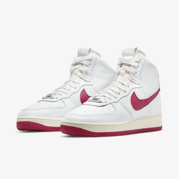 Nike Air Force 1 Sculpt Sneakers Dames Wit Rood | NK368UNQ