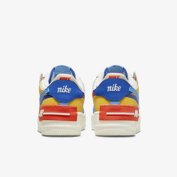 Nike Air Force 1 Shadow Sneakers Dames Koningsblauw Oranje Blauw | NK087BEM