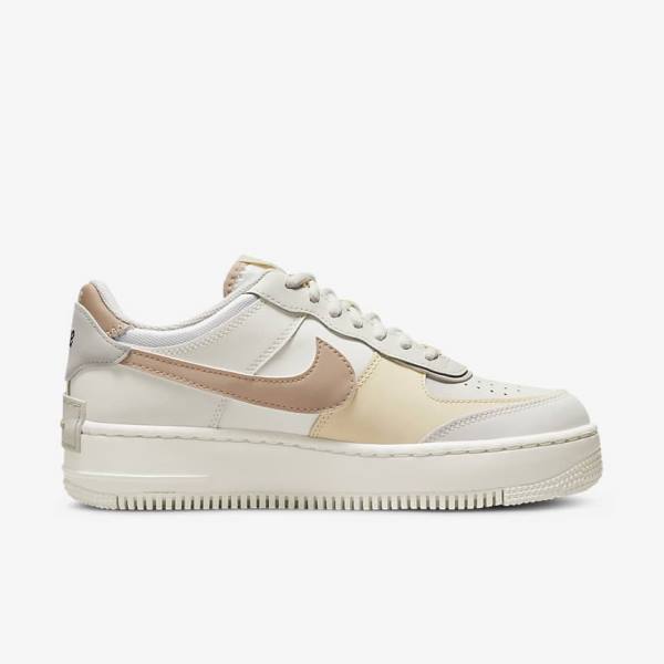 Nike Air Force 1 Shadow Sneakers Dames Khaki Lichtbeige | NK261MAR