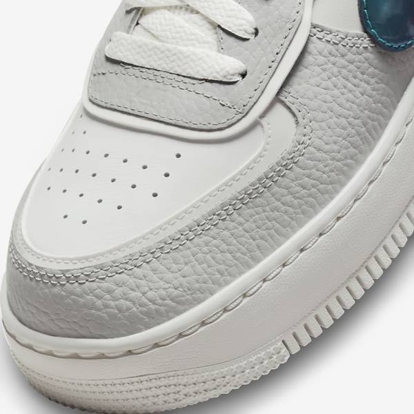 Nike Air Force 1 Shadow Sneakers Dames Wit Grijs Wit | NK314HCT